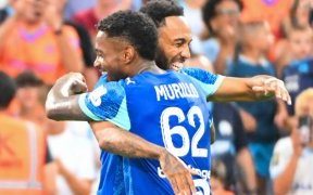 Marseille vs Aston Villa&nbsp;: Aubameyang claque un doublé pour son retour en France