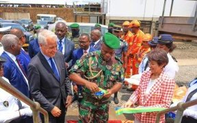 Le président de la Transition inaugure les projets industriels et sociaux de Comilog à Moanda