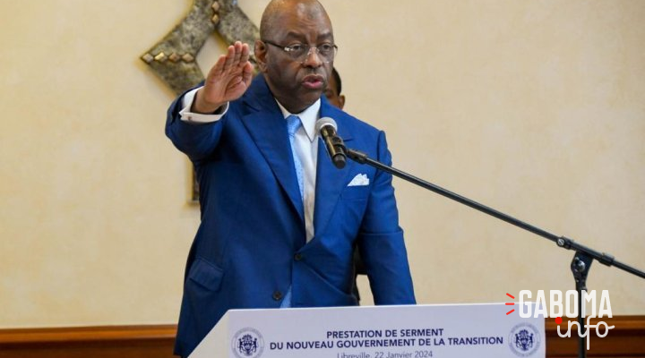 Le gouvernement gabonais remanié a prêté serment devant le président de la transition