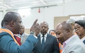 Nkok&nbsp;: Ali Bongo met en service la Raffinerie gabonaise de l’or et inaugure la zone logistique multimodale