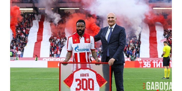 Football&nbsp;: Guelor Kanga, l’étoile gabonaise qui a conquis Belgrade