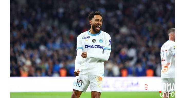 Ligue 1&nbsp;: L’OM écrase Brest avec un but d’Aubameyang