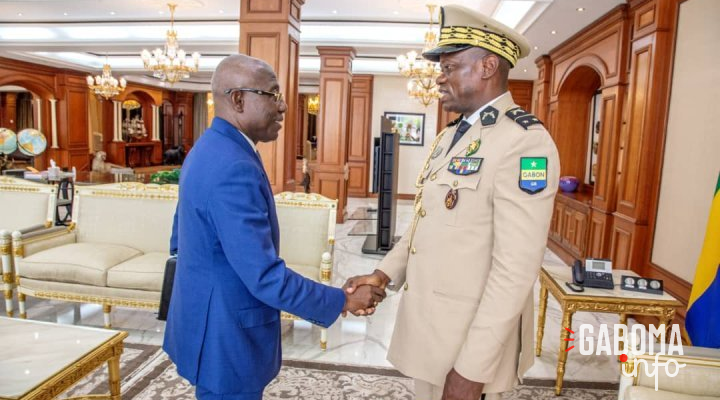 Le président de l’Assemblée nationale reçu en audience par Brice Clotaire Oligui Nguema