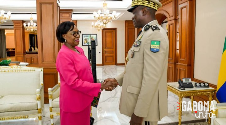 La présidente du Sénat reçue en audience par le président de transition