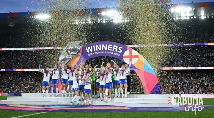 Euro féminin 2025&nbsp;: L’Angleterre remporte le trophée devant l’Espagne