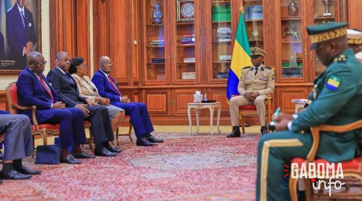 Des anciens candidats à l’élection présidentielle de 2023 reçus par Brice Oligui Nguema