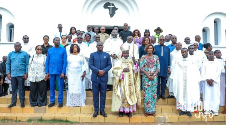 Fête de la Libération&nbsp;: Une messe solennelle à Tchibanga en présence du couple présidentiel