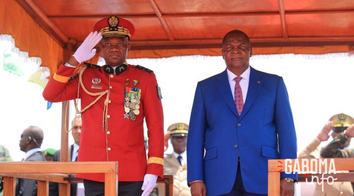 Brice Oligui Nguema en visite officielle en République Centrafricaine