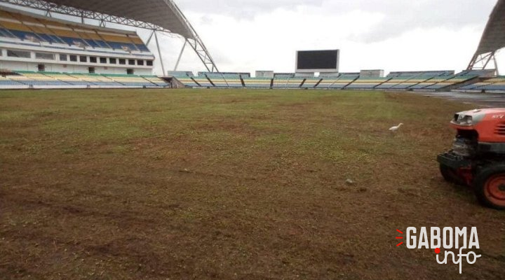 Stade d’Angondjé&nbsp;: Une nouvelle pelouse pour un retour des Panthères en 2026